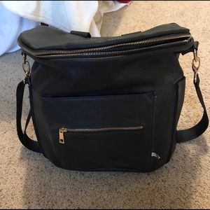 Black Fawn Design Diaper Bag